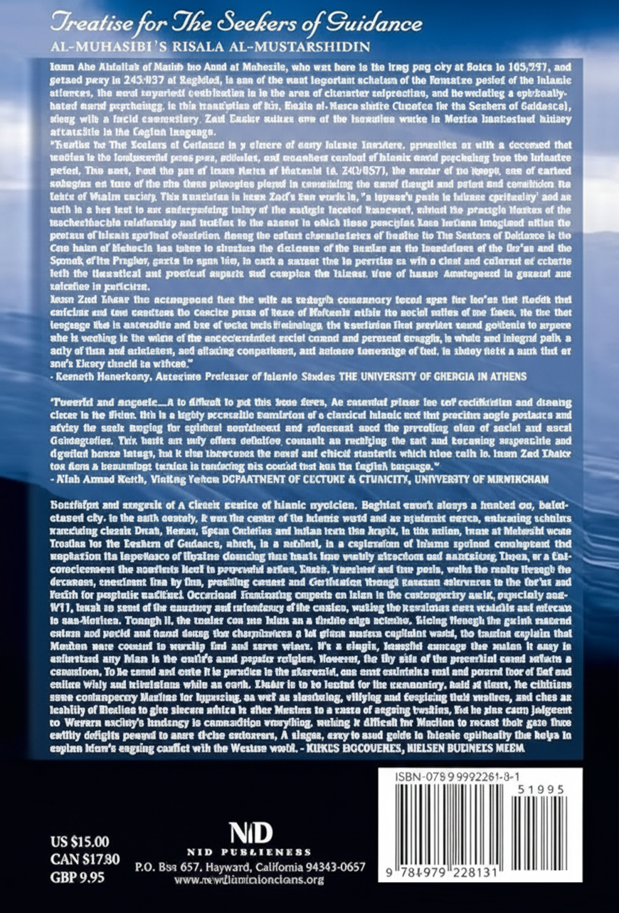 Treatise for the Seekers of Guidance Al-Muhasibi’s Risala Al-Mustarshidin