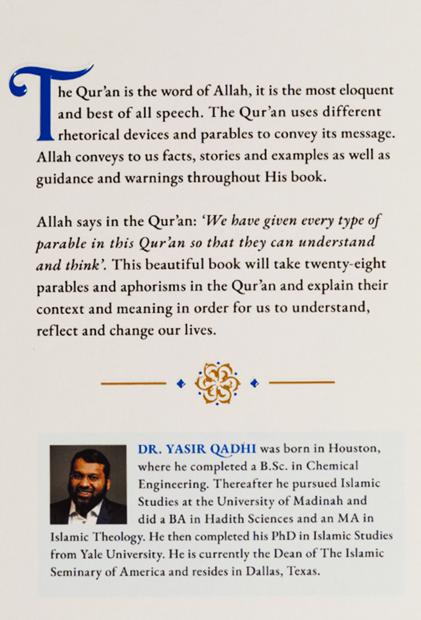 The Parables of the Quran : Dr. Yasir Qadhi